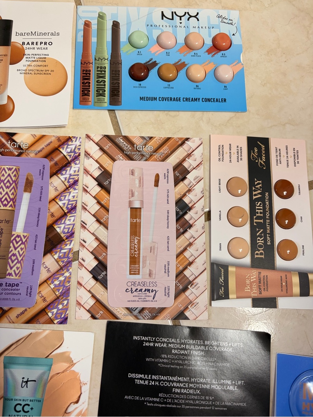 20 face sample bundle - Picture 5 of 5